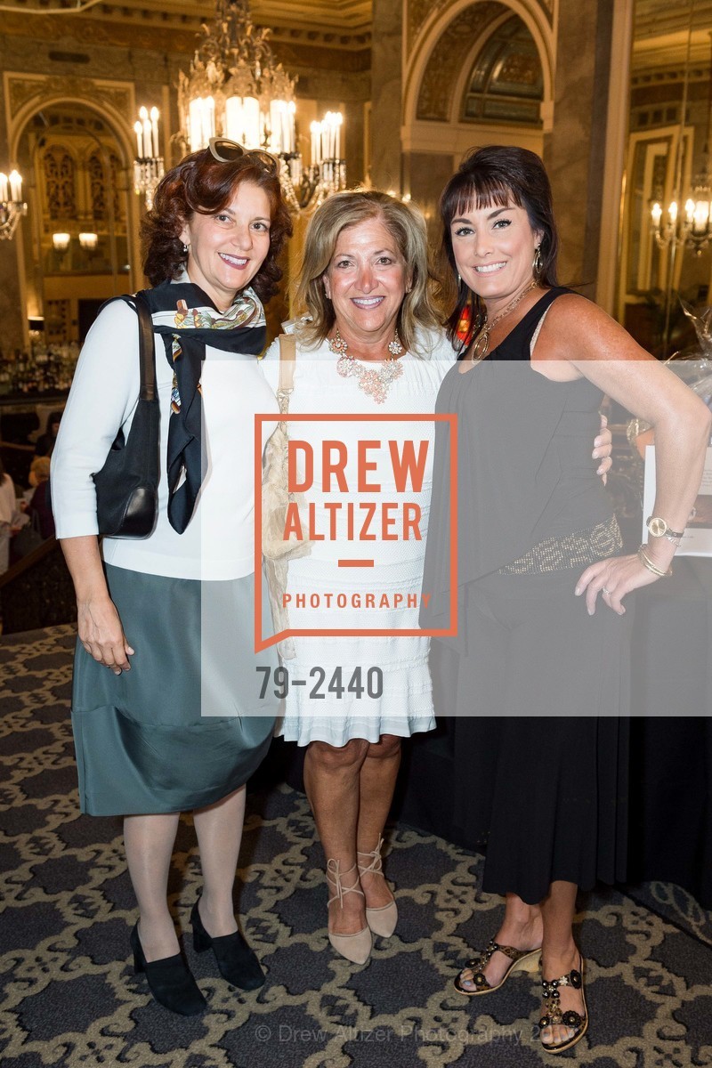 Lena Schuman, Rhonda Kreitem, Sandra Bortolotto, The Salvation Army's 13th Annual Flower Power Luncheon 2017, Sir Francis Drake Hotel. 450 Powell St. San Francisco, California, August 2nd, 2017, Photo #79-2440 Lena Schuman, Rhonda Kreitem, Sandra Bortolotto, Photo #79-2440
