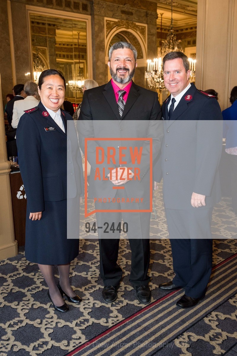 Jennifer Erickson-King, Chris Audette, Raymund Erickson-King, The Salvation Army's 13th Annual Flower Power Luncheon 2017, Sir Francis Drake Hotel. 450 Powell St. San Francisco, California, August 2nd, 2017, Photo #94-2440 Jennifer Erickson-King, Chris Audette, Raymund Erickson-King, Photo #94-2440