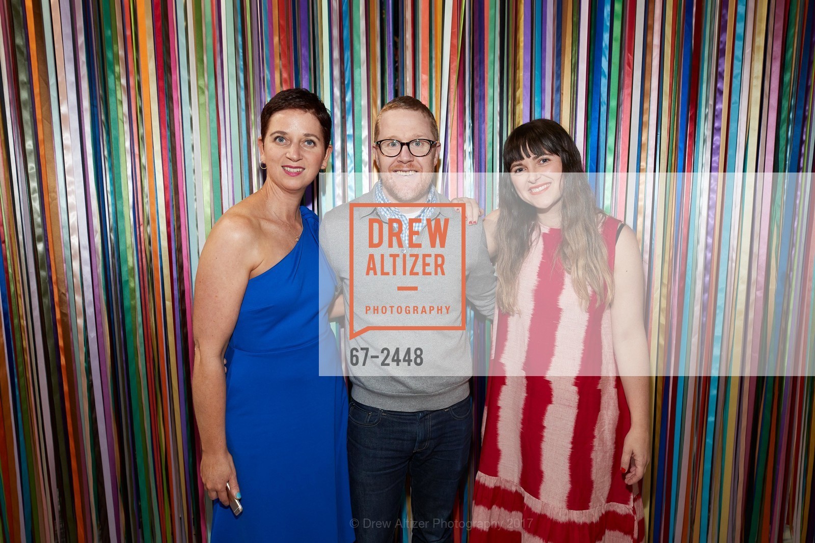 Gabby Blair, Ben Blair, Jordan Ferney, Color Factory Opening, Color Factory. 575 Sutter Street, San Francisco, CA 94102, July 28th, 2017, Photo #67-2448 Gabby Blair, Ben Blair, Jordan Ferney, Photo #67-2448