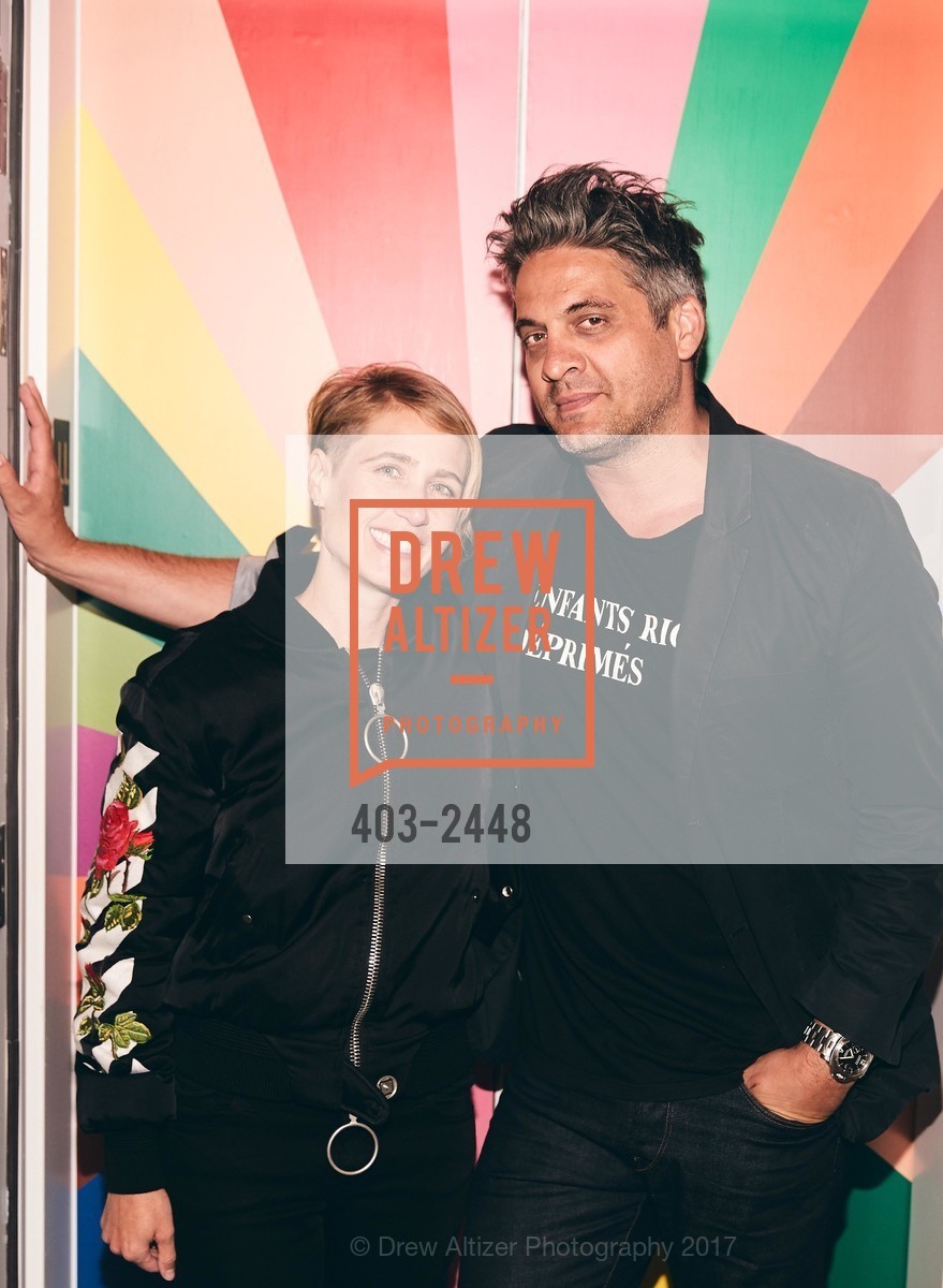 Melissa Brown, Nathan Brown, Color Factory Opening, Color Factory. 575 Sutter Street, San Francisco, CA 94102, July 28th, 2017, Photo #403-2448 Melissa Brown, Nathan Brown, Photo #403-2448
