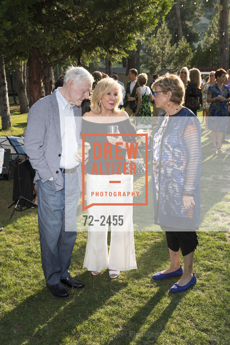 Joyce Raley Teel, Jim Teel, Jan Hardie, League to Save Lake Tahoe Sponsor Cocktail Party, West Shore Cafe. 5160 W Lake Blvd, Homewood, CA 96141, August 4th, 2017, Photo #72-2455 Joyce Raley Teel, Jim Teel, Jan Hardie, Photo #72-2455