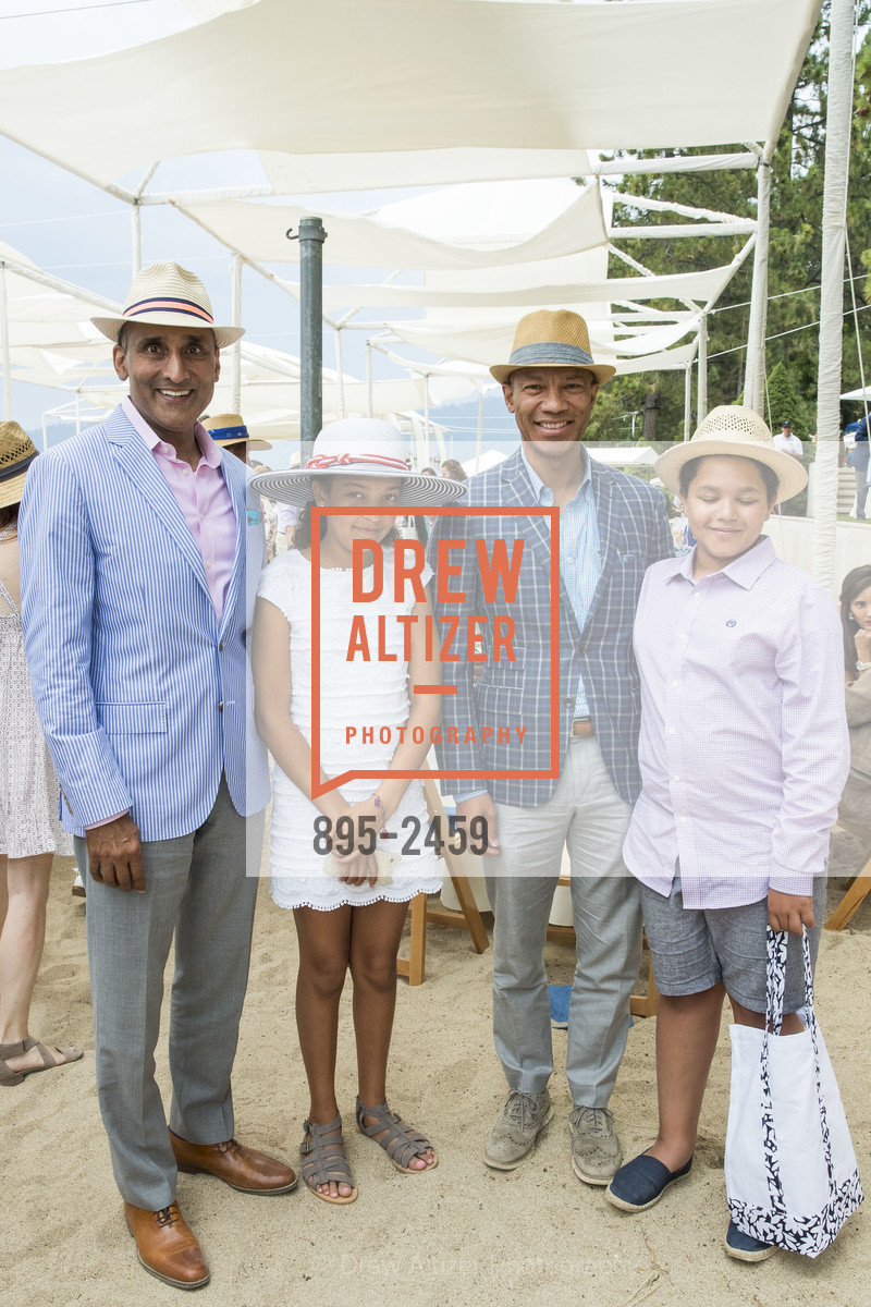 Inder Dhillon, Meera McNeely, Ken McNeely, Kabir McNeely, Saks Fifth Avenue & The League to Save Lake Tahoe Present Oscar de la Renta at Lake Tahoe 2017, The Schumacher Family Home, Photo #895-2459 Inder Dhillon, Meera McNeely, Ken McNeely, Kabir McNeely, Photo #895-2459