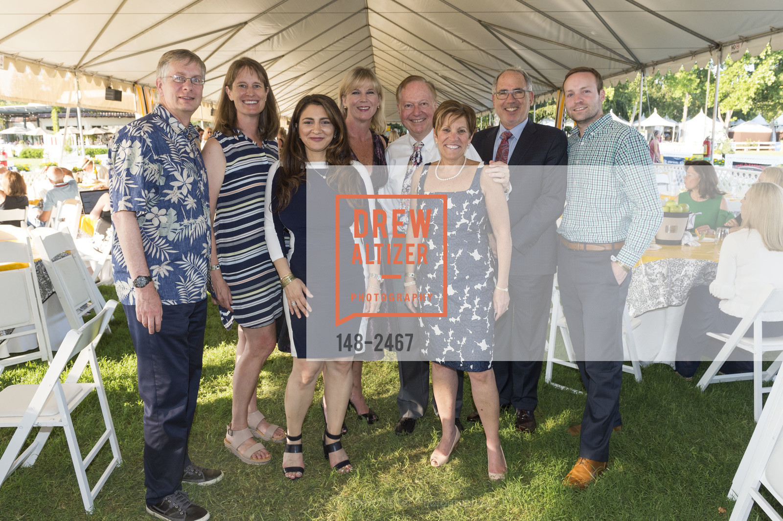 Tom Enger, Gudrun Enger, Seppi Ghiasband, Amy Burdge, Robert Kresek, Susan Kresek, Chuck Packer, Matt Clark, "Jazzed Up- San Francisco Style" Menlo Charity Horse Show Gala 2017, Menlo Circus Club. 190 Park Lane Atherton, California 94027, August 11th, 2017, Photo #148-2467 Tom Enger, Gudrun Enger, Seppi Ghiasband, Amy Burdge, Robert Kresek, Susan Kresek, Chuck Packer, Matt Clark, Photo #148-2467