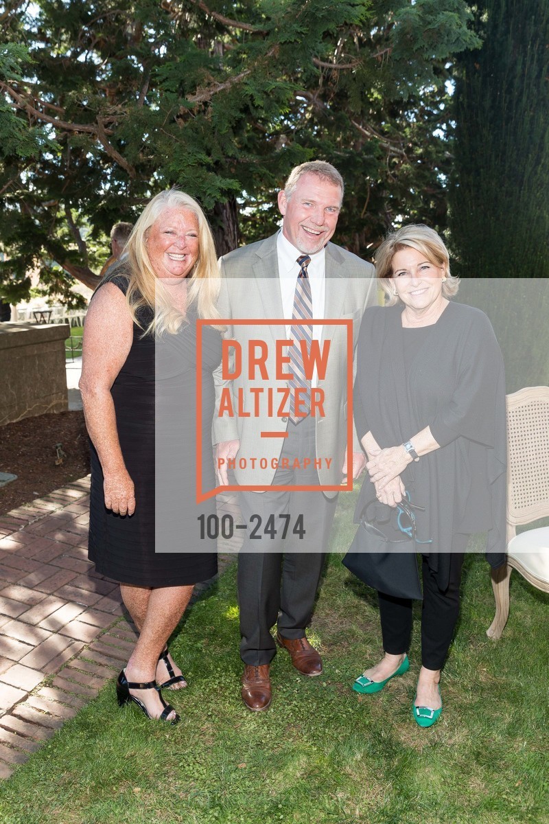 Dana Deaton, Jeff Deaton, Hillary Landry, Filoli's Centennial Gala 2017, Filoli House & Garden. 86 Canada Road, Woodside CA 94062, August 12th, 2017, Photo #100-2474 Dana Deaton, Jeff Deaton, Hillary Landry, Photo #100-2474