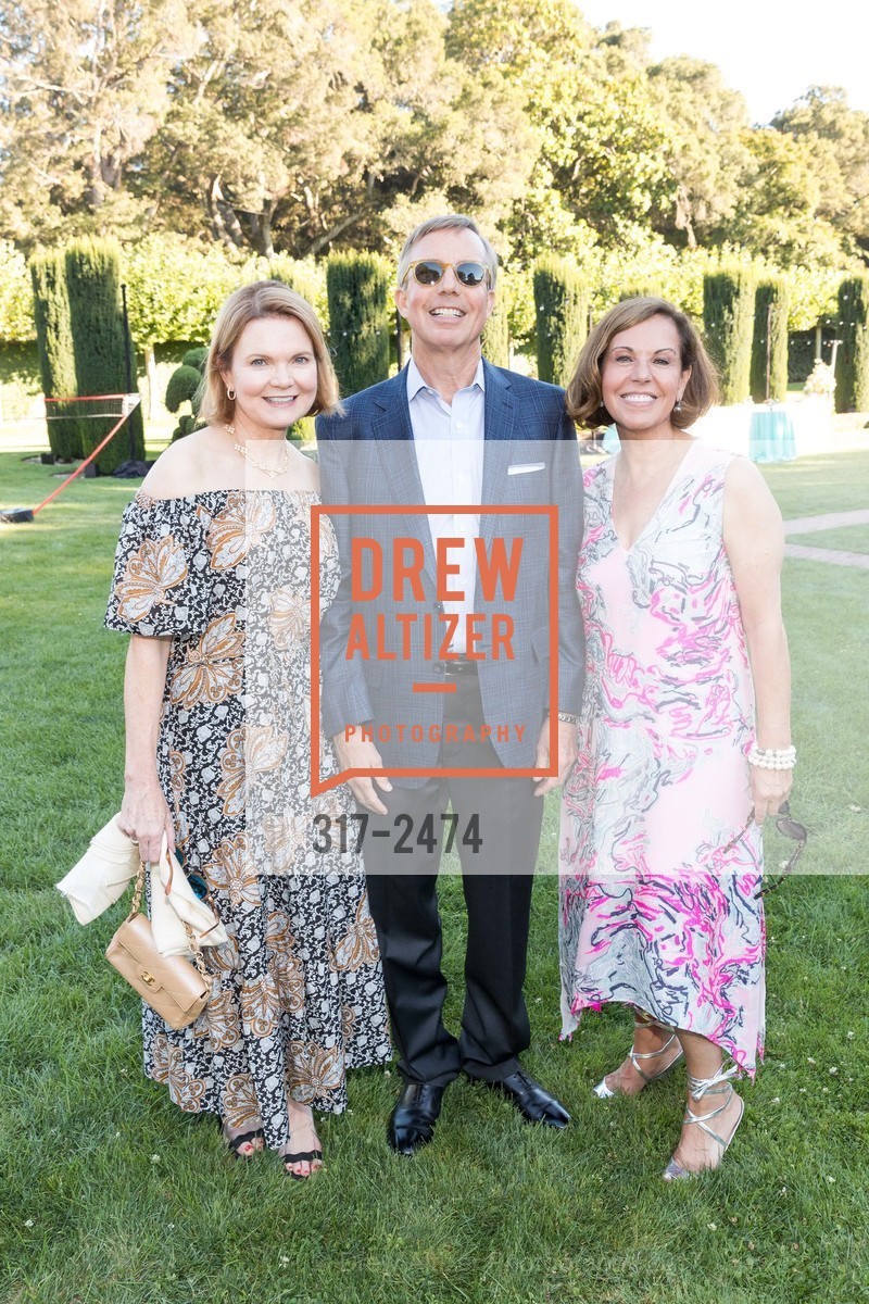 Jackie Jarve, John Jarve, Charlene Cogan, Filoli's Centennial Gala 2017, Filoli House & Garden. 86 Canada Road, Woodside CA 94062, August 12th, 2017, Photo #317-2474 Jackie Jarve, John Jarve, Charlene Cogan, Photo #317-2474