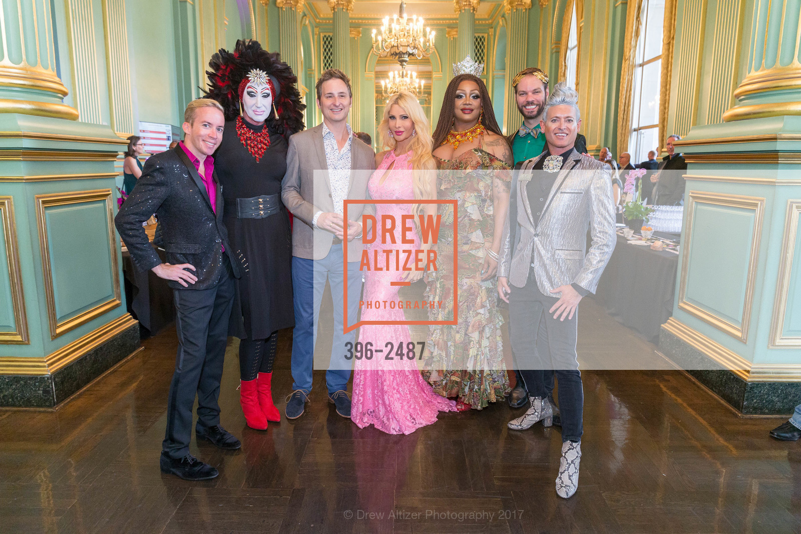 Skye Paterson, Sister Roma, David Bradstall, Cassandra Cass, Mercedes Monroe, Nick Hunter, Patrick Galineau, Puttin on the glitz Help Is on the Way XIII, Herbst Theater, August 20th, 2017, Photo #396-2487 Skye Paterson, Sister Roma, David Bradstall, Cassandra Cass, Mercedes Monroe, Nick Hunter, Patrick Galineau, Photo #396-2487