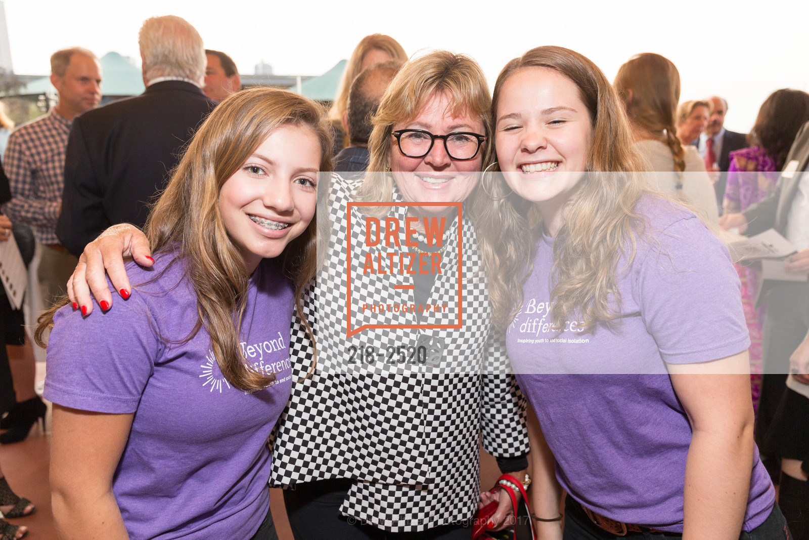 Cece Hunt, Superintendent of Marin Schools Mary Jane Burke, Georgia Little, Beyond Differences We Dine Together Kick Off, Waterbar Restaurant, August 21st, 2017, Photo #218-2520 Cece Hunt, Superintendent of Marin Schools Mary Jane Burke, Georgia Little, Photo #218-2520