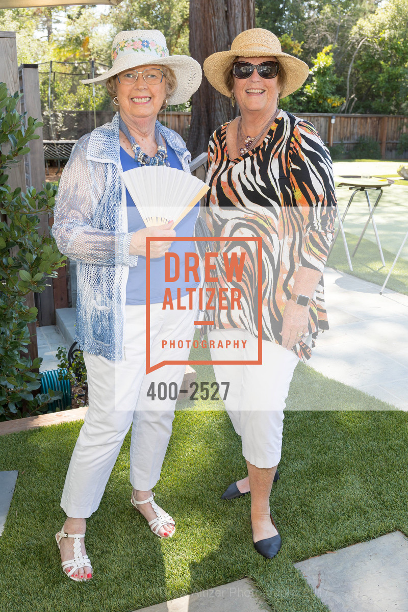 Pat Wolf, Jo Ann O'Connor, Court Appointed Special Advocates (CASA) of San Mateo County Auxiliary's 10th Annual Garden Party, Private Residence, August 27th, 2017, Photo #400-2527 Pat Wolf, Jo Ann O'Connor, Photo #400-2527
