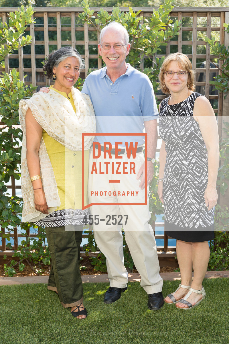 MInty Sidhu, Brian Suckow, Patricia Owen, Court Appointed Special Advocates (CASA) of San Mateo County Auxiliary's 10th Annual Garden Party, Private Residence, August 27th, 2017, Photo #455-2527 MInty Sidhu, Brian Suckow, Patricia Owen, Photo #455-2527