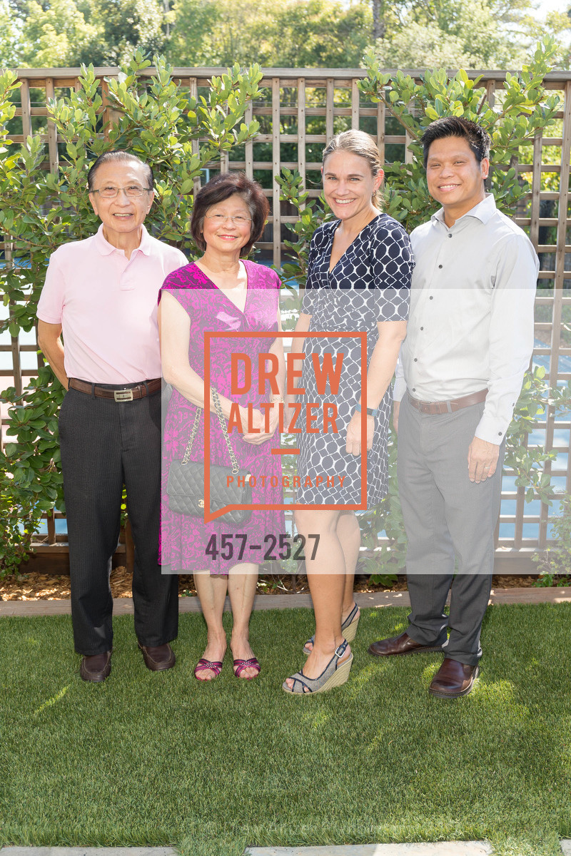 Chu Lai, Stephanie Yonker, Alina Lai, Carrie Lai, Court Appointed Special Advocates (CASA) of San Mateo County Auxiliary's 10th Annual Garden Party, Private Residence, August 27th, 2017, Photo #457-2527 Chu Lai, Stephanie Yonker, Alina Lai, Carrie Lai, Photo #457-2527