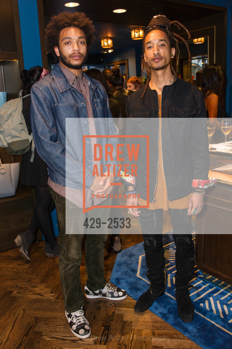 Vincel Tigue, Julian Prince Dash, SF Mag Fall Fashion Issue Release Party, Moreau. 345 Powell St, San Francisco, CA 94102, August 29th, 2017, Photo #429-2533 Vincel Tigue, Julian Prince Dash, Photo #429-2533