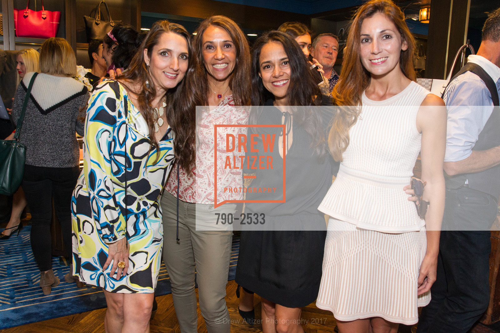 Graciela Cors, Veronica Beceril, Gabriela Harding, Alma Bailey, SF Mag Fall Fashion Issue Release Party, Moreau. 345 Powell St, San Francisco, CA 94102, August 29th, 2017, Photo #790-2533 Graciela Cors, Veronica Beceril, Gabriela Harding, Alma Bailey, Photo #790-2533