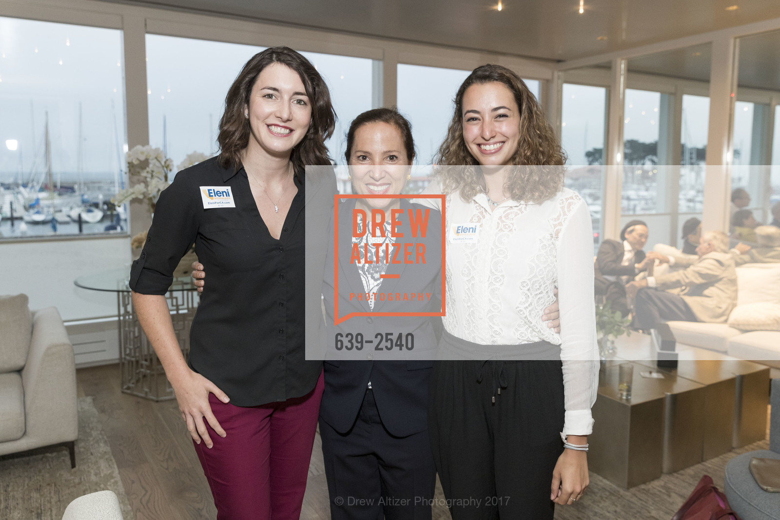 Kate Maeder, Eleni Kounalakis, Sarah Kotis, Eleni Kounalakis for Lt. Governor, Private Home, September 6th, 2017, Photo #639-2540 Kate Maeder, Eleni Kounalakis, Sarah Kotis, Photo #639-2540