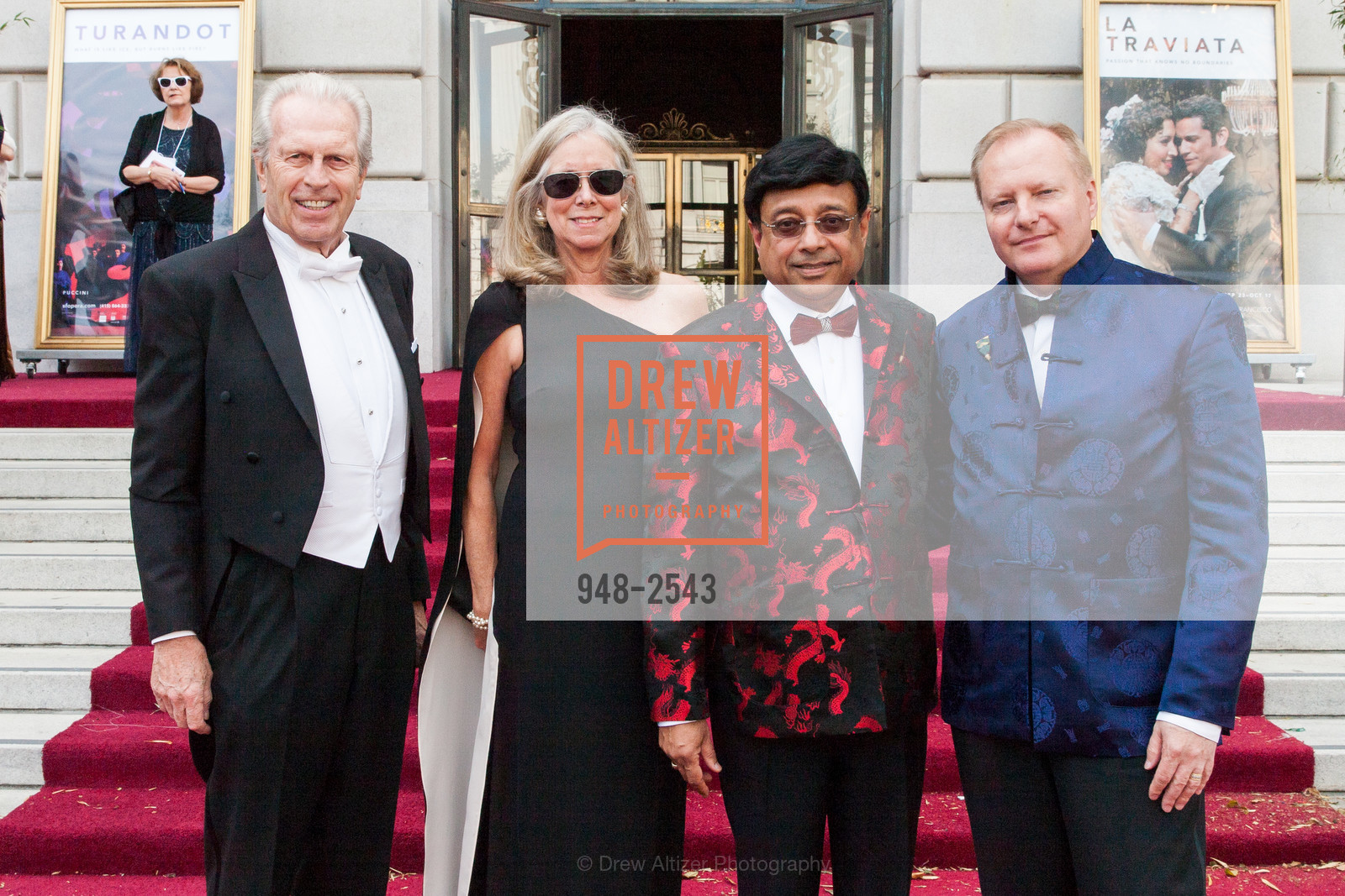 James Taylor, Lisa Taylor, Shariq Yosufzai, Brian James, San Francisco Opera Ball 2017, War Memorial Opera House. 301 Van Ness Avenue, Photo #948-2543 James Taylor, Lisa Taylor, Shariq Yosufzai, Brian James, Photo #948-2543