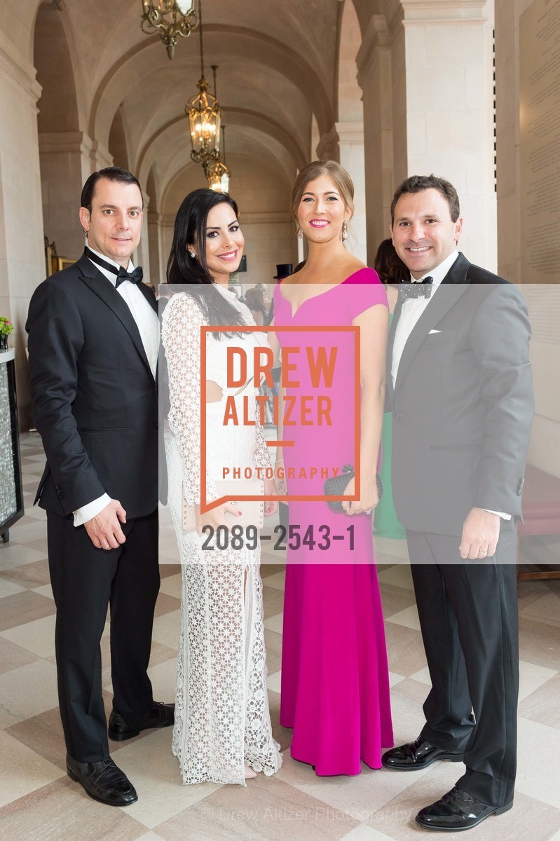 Alex Petalas, Ingrid Robinson, Victoria Weatherford, Jordan Gardner, San Francisco Opera Ball 2017, War Memorial Opera House. 301 Van Ness Avenue, Photo #2089-2543-1 Alex Petalas, Ingrid Robinson, Victoria Weatherford, Jordan Gardner, Photo #2089-2543-1