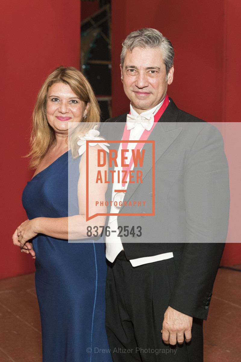 Rita Simonini, Nicola Luisotti, San Francisco Opera Ball 2017, War Memorial Opera House. 301 Van Ness Avenue, Photo #8376-2543 Rita Simonini, Nicola Luisotti, Photo #8376-2543