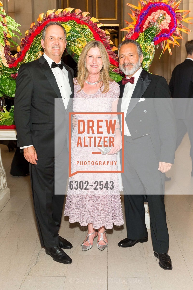 Rick Matcovich, Donna de Giuseppi, Max DeFrost, San Francisco Opera Ball 2017, War Memorial Opera House. 301 Van Ness Avenue, Photo #6302-2543 Rick Matcovich, Donna de Giuseppi, Max DeFrost, Photo #6302-2543
