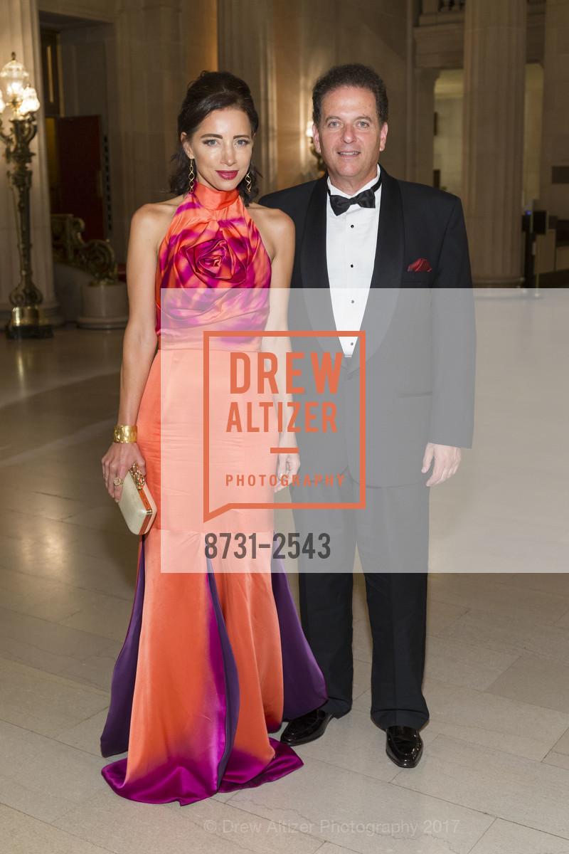Elena Zorn, David Rubinstein, San Francisco Opera Ball 2017, War Memorial Opera House. 301 Van Ness Avenue, September 8th, 2017, Photo #8731-2543 Elena Zorn, David Rubinstein, Photo #8731-2543