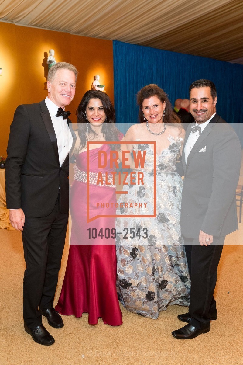 Jack Sholl, Mai Shiver, Linda Zider, Johnny Mollenpour, San Francisco Opera Ball 2017, War Memorial Opera House. 301 Van Ness Avenue, Photo #10409-2543 Jack Sholl, Mai Shiver, Linda Zider, Johnny Mollenpour, Photo #10409-2543