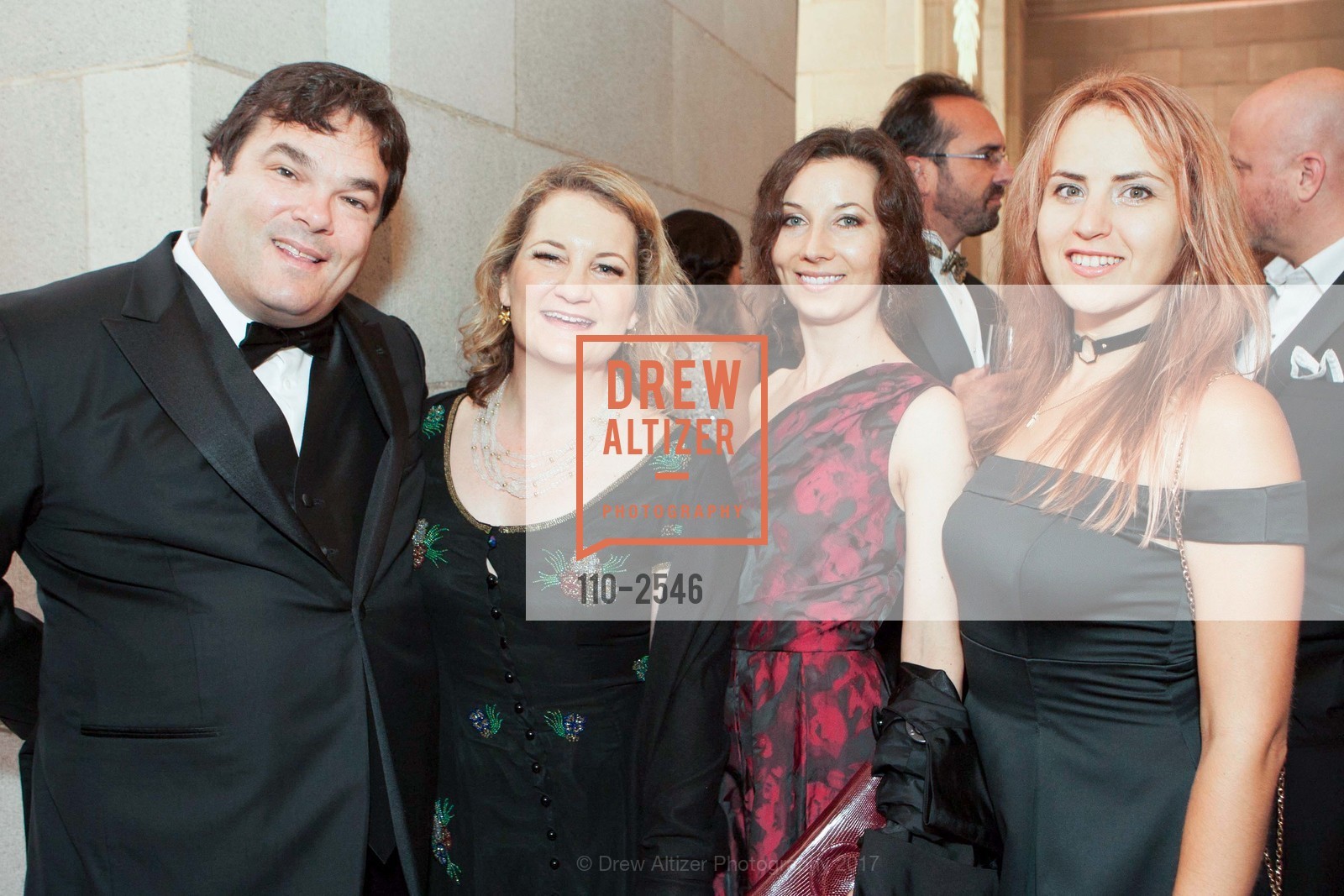 Richard Neil, Sarah Schoellkopf, Tetiana Kravets, Vasilina Khanavina, BRAVO! Club Gala 2017, War Memorial Opera House. 301 (Opera House) and 401 Van Ness (Vet Bldg), September 8th, 2017, Photo #110-2546 Richard Neil, Sarah Schoellkopf, Tetiana Kravets, Vasilina Khanavina, Photo #110-2546