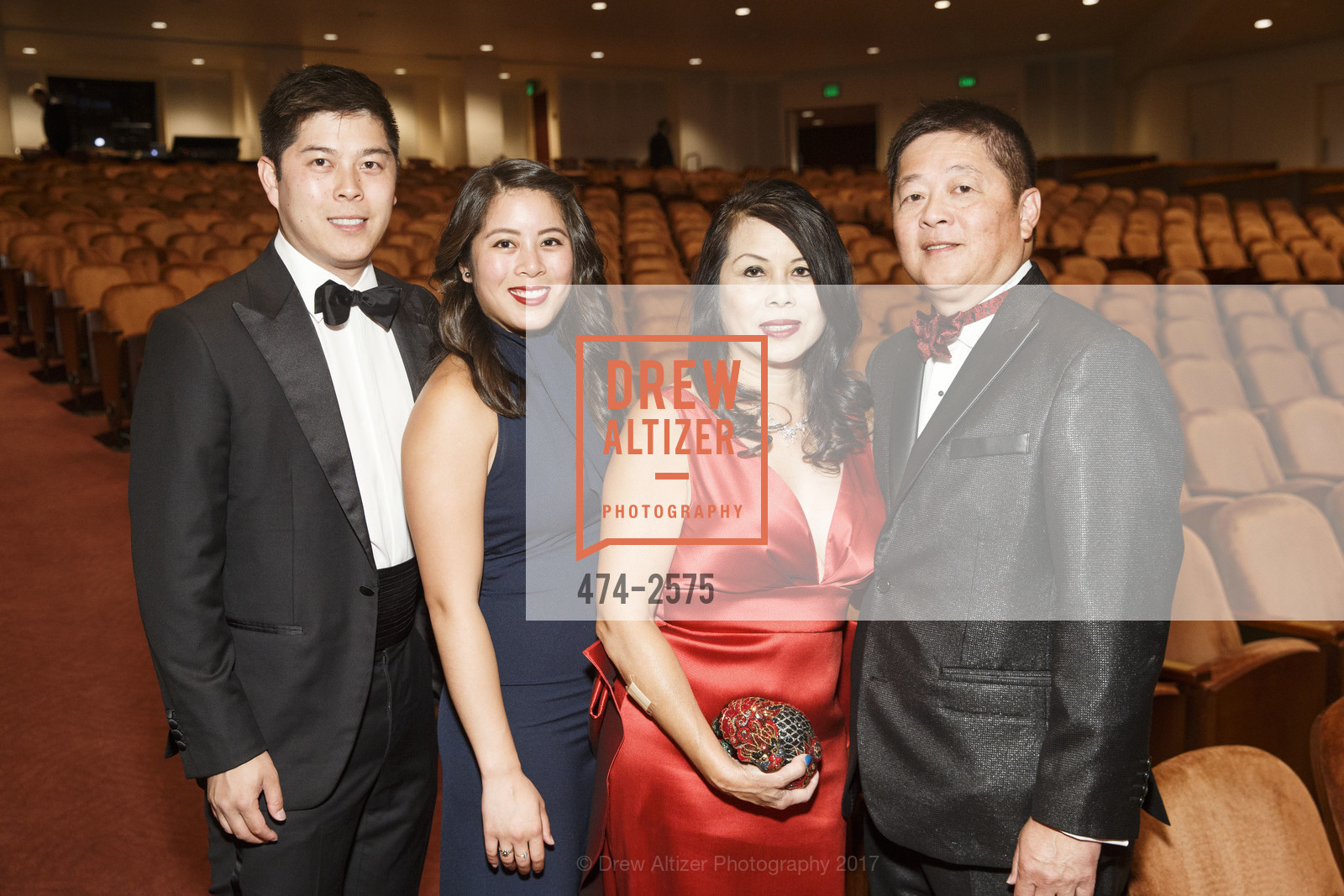 Steve Seto, Marissa Seto, Sharon Seto, David Seto, San Francisco Symphony 2017, Louise M. Davies Symphony Hall. 201 Van Ness Avenue, September 14th, 2017, Photo #474-2575 Steve Seto, Marissa Seto, Sharon Seto, David Seto, Photo #474-2575