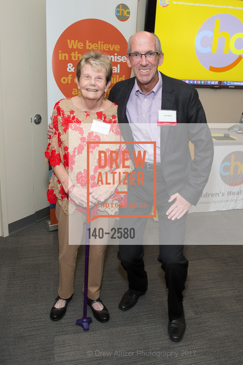 Carolyn Compton, Terry Boyle, The CHC 2017 Donor Appreciation Party, CHC. 650 Clark Way, Palo Alto, 94304, September 14th, 2017, Photo #140-2580 Carolyn Compton, Terry Boyle, Photo #140-2580