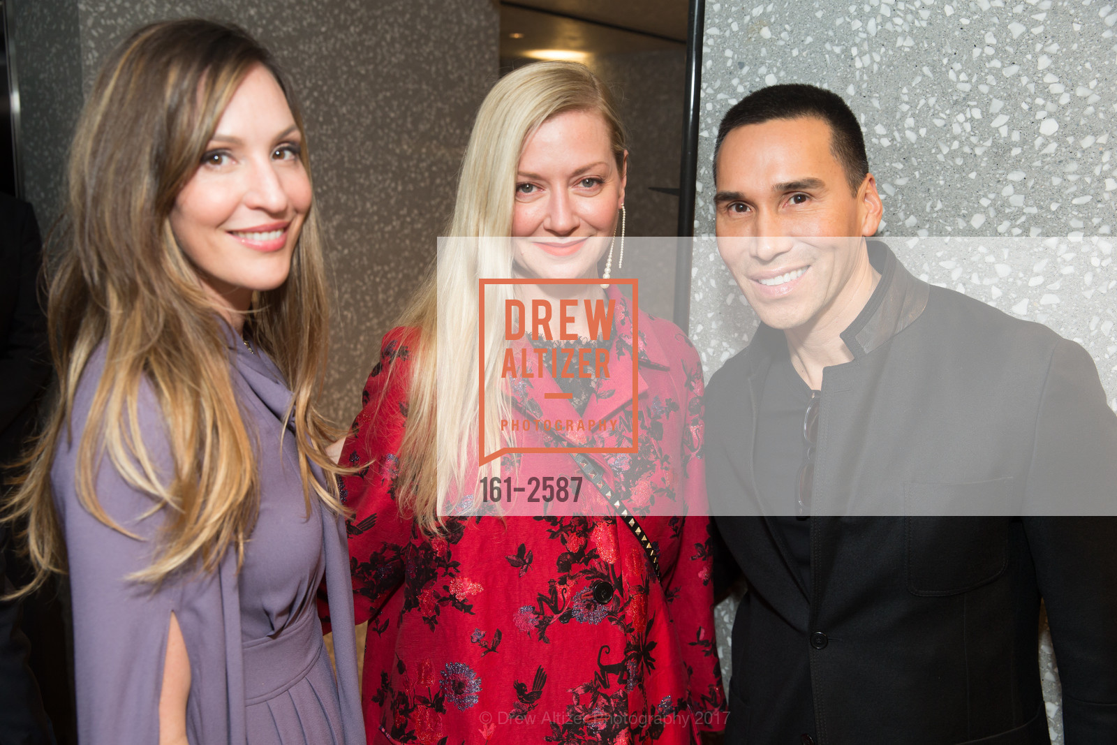 Kirsten Skipper, Lisa Marie McCullum, Jessie Garza, Valentino kickoff event in-store with UNICEF, Valentino. 105 Grant Ave, September 15th, 2017, Photo #161-2587 Kirsten Skipper, Lisa Marie McCullum, Jessie Garza, Photo #161-2587