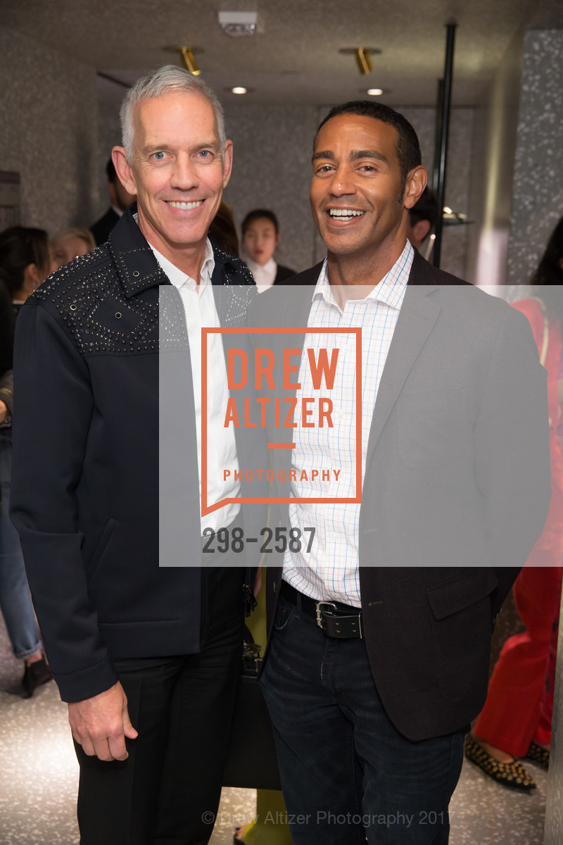 David Oldroyd, Willard Dumas, Valentino kickoff event in-store with UNICEF, Valentino. 105 Grant Ave, September 15th, 2017, Photo #298-2587 David Oldroyd, Willard Dumas, Photo #298-2587