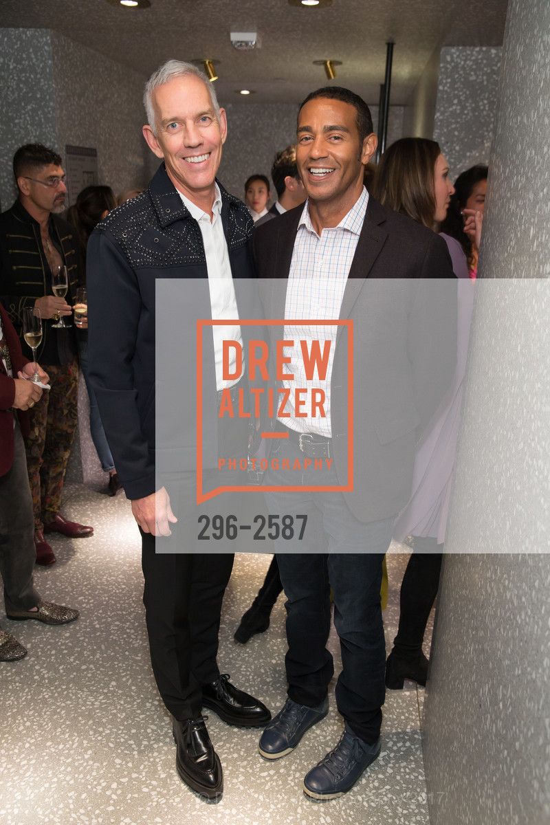 David Oldroyd, Willard Dumas, Valentino kickoff event in-store with UNICEF, Valentino. 105 Grant Ave, September 15th, 2017, Photo #296-2587 David Oldroyd, Willard Dumas, Photo #296-2587