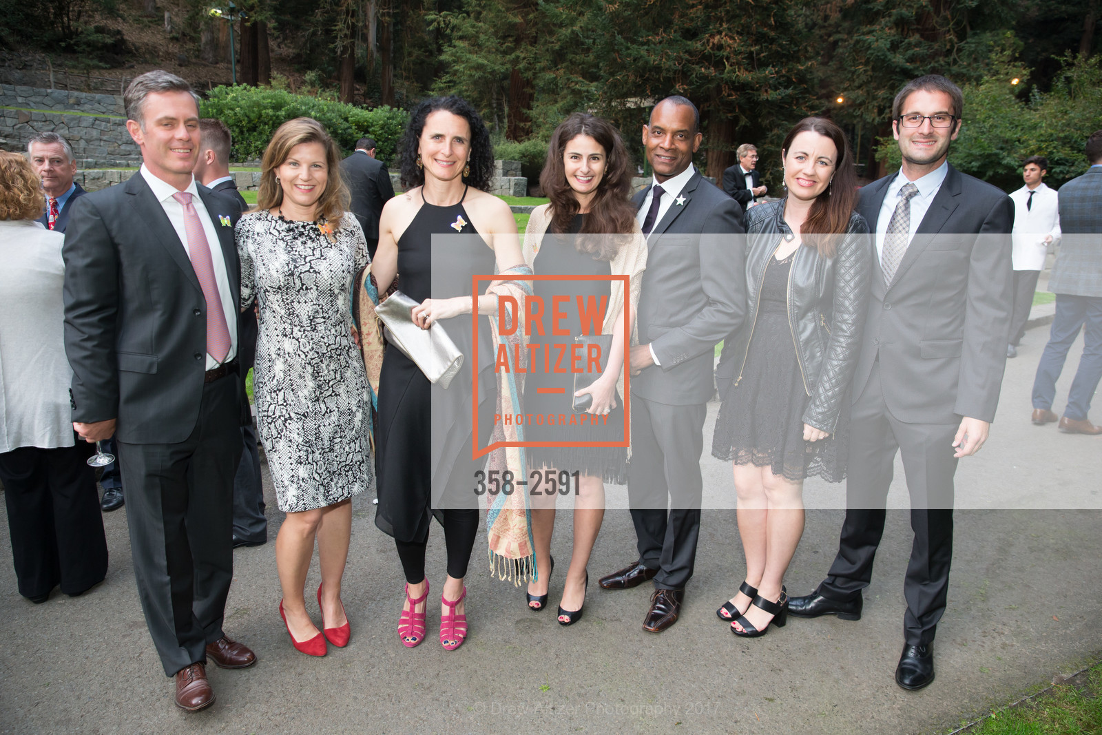 Luke Mayer, Abigal Mayer, Lisa Bransten, Talia Corey, Michael Jordan, Tracy Tinclair, Nathan Tinclair, Party for the Parks 2017, Sigmund Stern Grove. 19th Ave & Sloat Blvd, San Francisco, California 94132, September 16th, 2017, Photo #358-2591 Luke Mayer, Abigal Mayer, Lisa Bransten, Talia Corey, Michael Jordan, Tracy Tinclair, Nathan Tinclair, Photo #358-2591