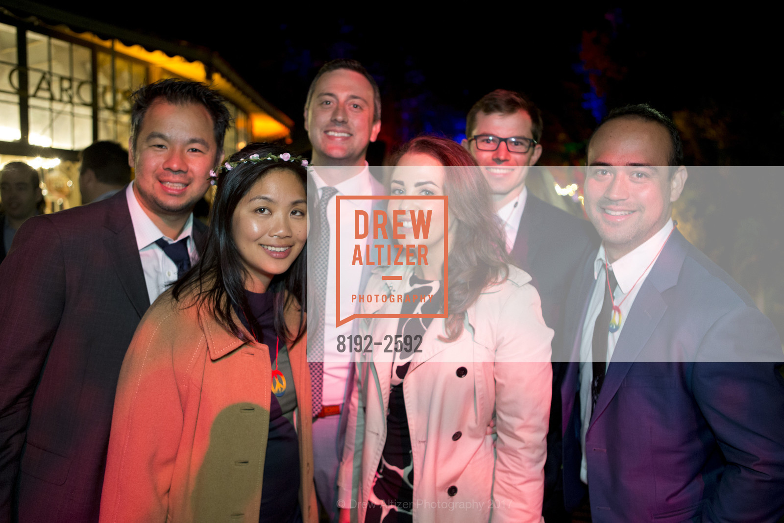 Jack Chou, Ivy Chen, John Erdos, Lisa Erdos, Ian Mackay, Phil Lehman, San Francisco Zoo's Fur Ball 2017, SF Zoo. Zoo Road san francisco, California 94132, September 15th, 2017, Photo #8192-2592 Jack Chou, Ivy Chen, John Erdos, Lisa Erdos, Ian Mackay, Phil Lehman, Photo #8192-2592