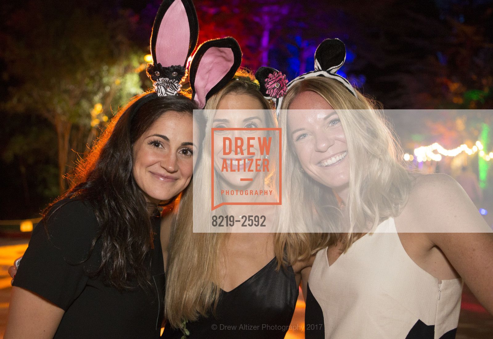 Jenn Ingolia, Chelsea Snow, Kelsey Kunde, San Francisco Zoo's Fur Ball 2017, SF Zoo. Zoo Road san francisco, California 94132, September 15th, 2017, Photo #8219-2592 Jenn Ingolia, Chelsea Snow, Kelsey Kunde, Photo #8219-2592