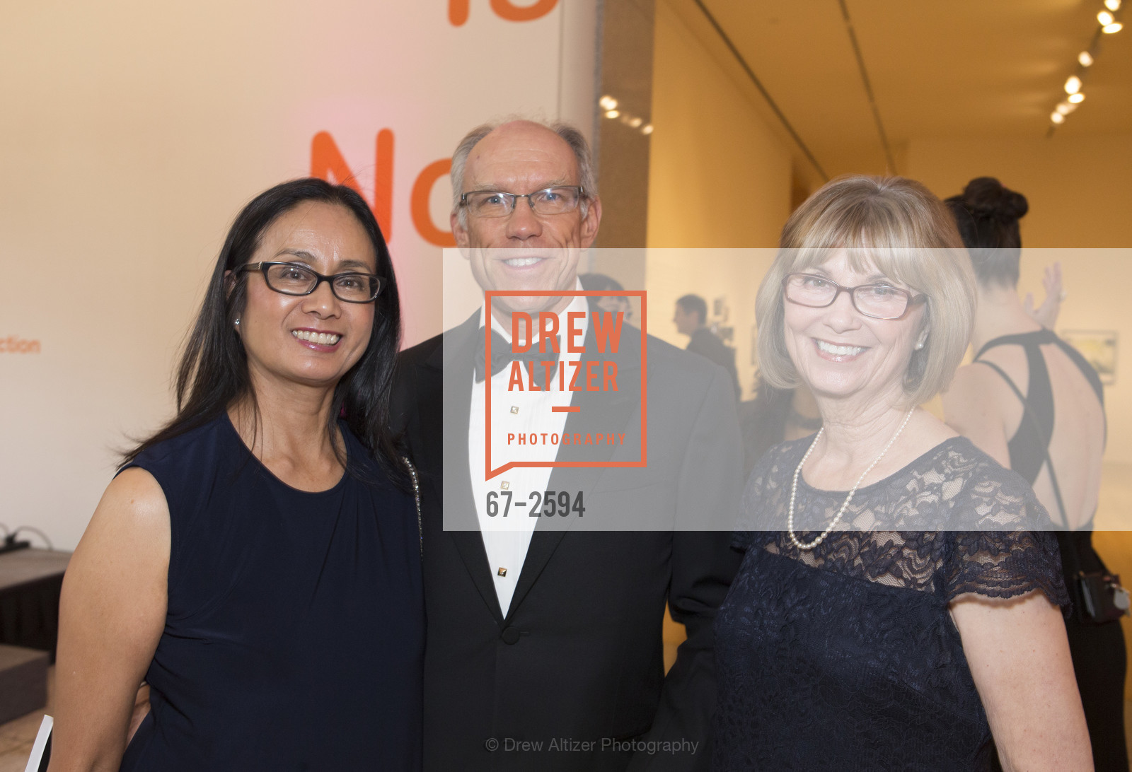 Evelyn Neely, Rick Neely, Linda Foster, The Wonder Ball 2017: A Gala to Support the San Jose Museum of Art, San Jose Museum of Art. 110 South Market St. San Jose, California 95113, Photo #67-2594 Evelyn Neely, Rick Neely, Linda Foster, Photo #67-2594