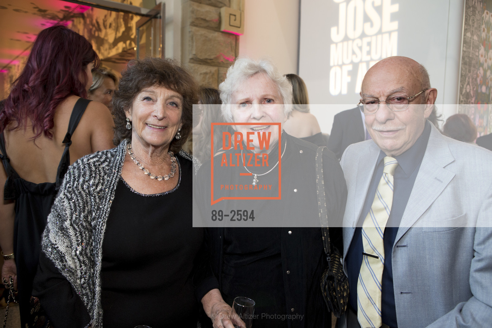 Jan Schwartz, Kristi Papa, Joseph Papa, The Wonder Ball 2017: A Gala to Support the San Jose Museum of Art, San Jose Museum of Art. 110 South Market St. San Jose, California 95113, Photo #89-2594 Jan Schwartz, Kristi Papa, Joseph Papa, Photo #89-2594