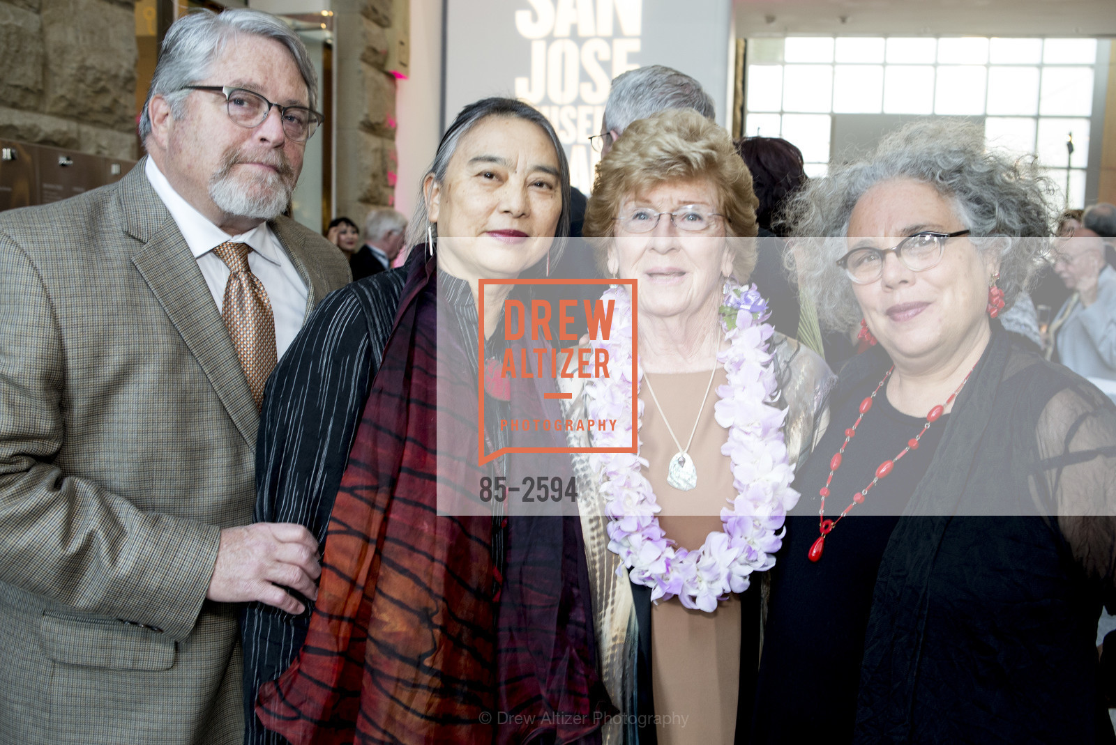 Jeff Kelley, Hung Liu, Beverly Lipman, Alison Saar, The Wonder Ball 2017: A Gala to Support the San Jose Museum of Art, San Jose Museum of Art. 110 South Market St. San Jose, California 95113, Photo #85-2594 Jeff Kelley, Hung Liu, Beverly Lipman, Alison Saar, Photo #85-2594