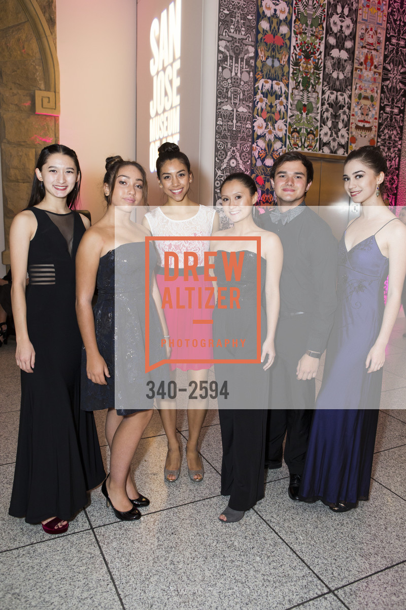 Kylae Toy, Bella Avasolo, Hannah Ronca, Isabella Phillips, Ty Danzel, Naomi Sailors, The Wonder Ball 2017: A Gala to Support the San Jose Museum of Art, San Jose Museum of Art. 110 South Market St. San Jose, California 95113, Photo #340-2594 Kylae Toy, Bella Avasolo, Hannah Ronca, Isabella Phillips, Ty Danzel, Naomi Sailors, Photo #340-2594