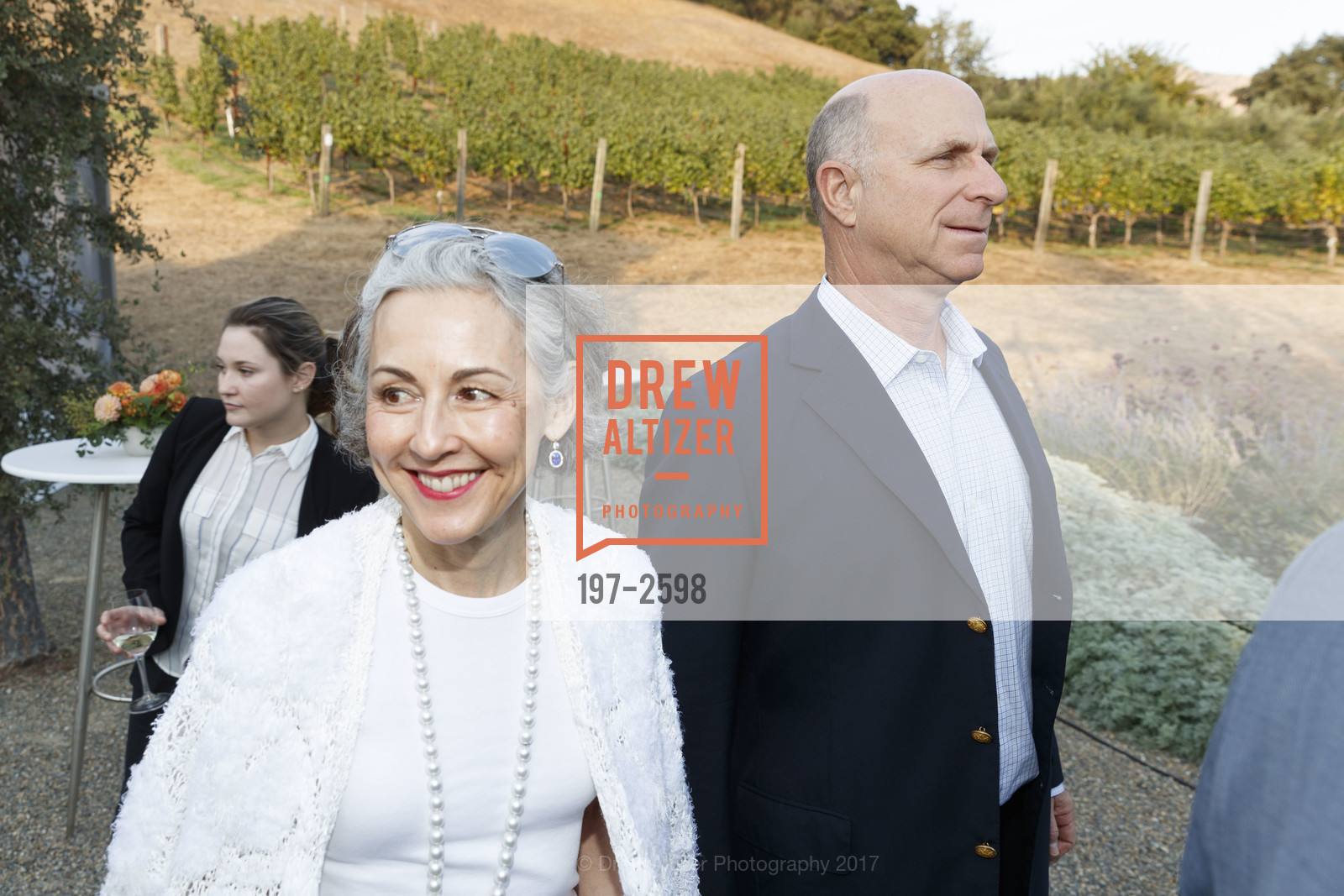 Sako Fisher, Bill Fisher, The Arts + Earth Initiative: An Evening of Wine and Words, Odette Estate. 5998 Silverado Trail, September 16th, 2017, Photo #197-2598 Sako Fisher, Bill Fisher, Photo #197-2598