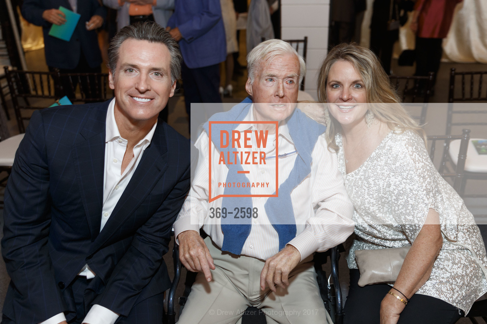 Gavin Newsom, William Newsom, Hilary Newsom Callan, Photo #369-2598