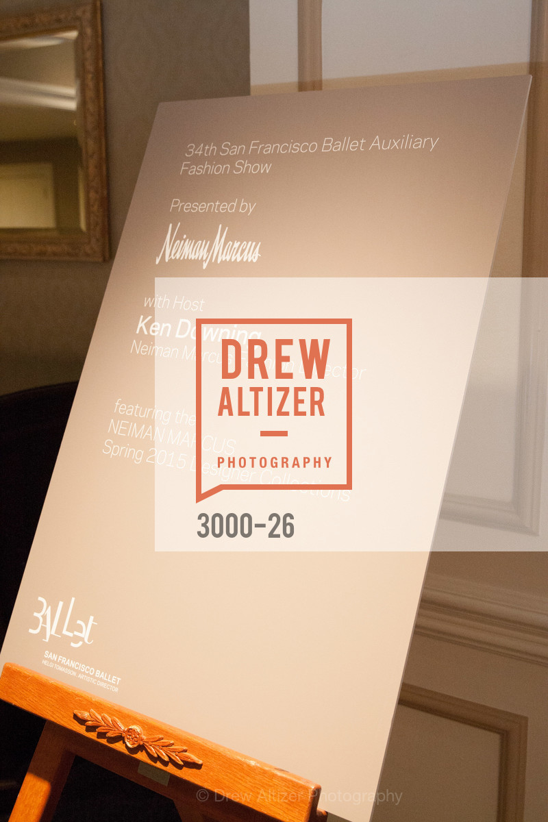 Fashion Show, Neiman Marcus Presents the 2015 San Francisco Ballet Fashion Show, April 2nd, 2015, Photo,Drew Altizer, Drew Altizer Photography, full-service agency, private events, San Francisco photographer, photographer california