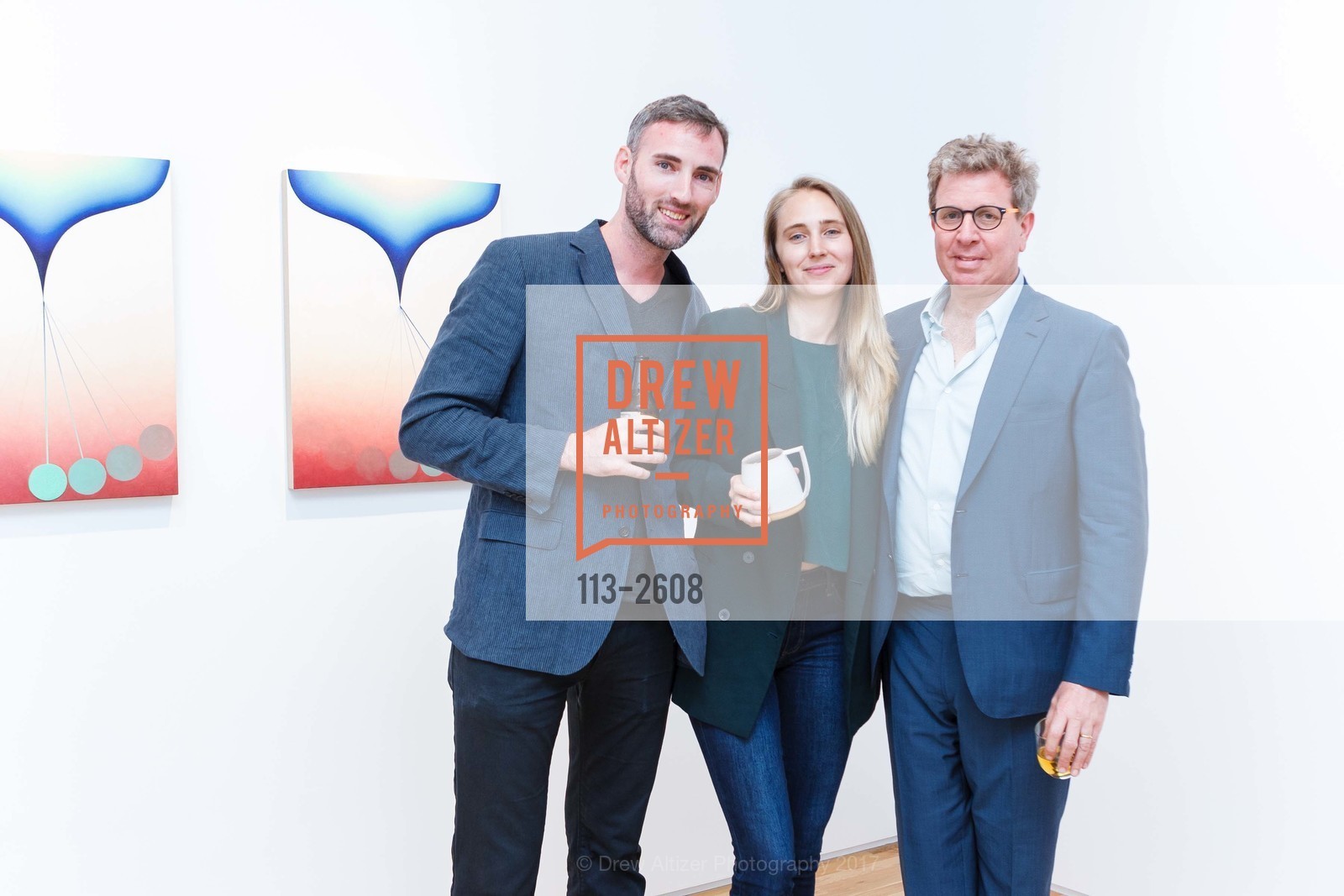 Brian Caverly, Loie Hollowell, Marc Glincher, Loie Hollowell at Pace Gallery, Pace Gallery. 229 Hamilton Ave Palo Alto, United State, September 19th, 2017, Photo #113-2608 Brian Caverly, Loie Hollowell, Marc Glincher, Photo #113-2608
