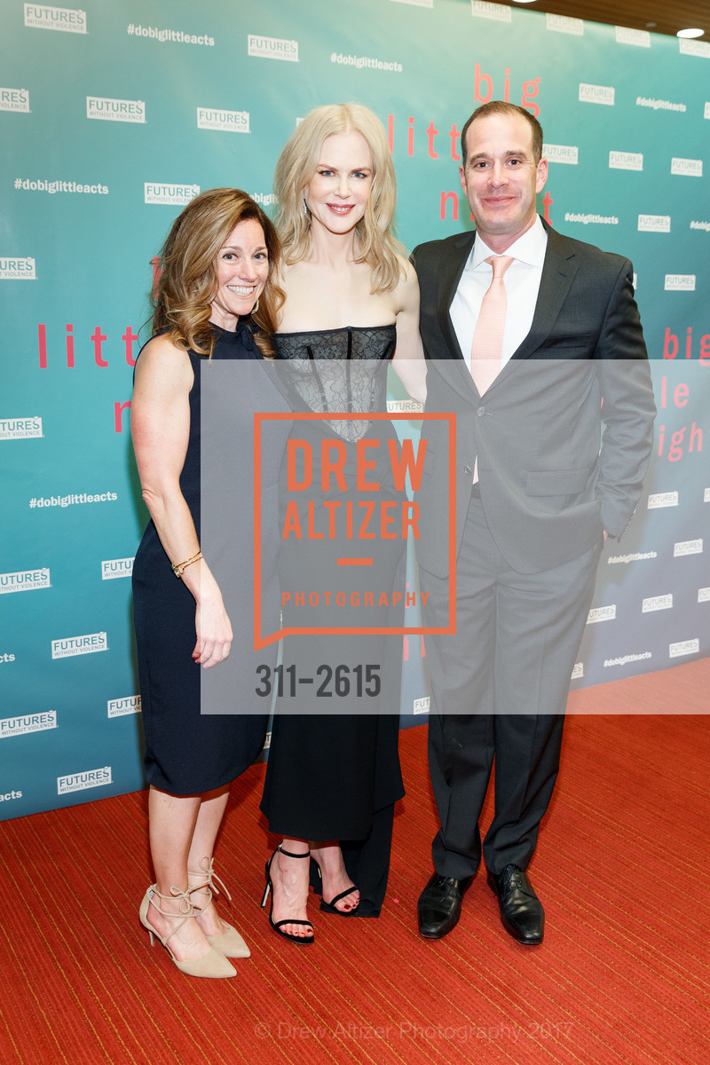 Rachel Smith Fals, Nicole Kidman, Steven Fals, Futures Without Violence Hosts Big Little Night, Futures Without Violence. 100 Montgomery Street, THE PRESIDIO, September 19th, 2017, Photo #311-2615 Rachel Smith Fals, Nicole Kidman, Steven Fals, Photo #311-2615