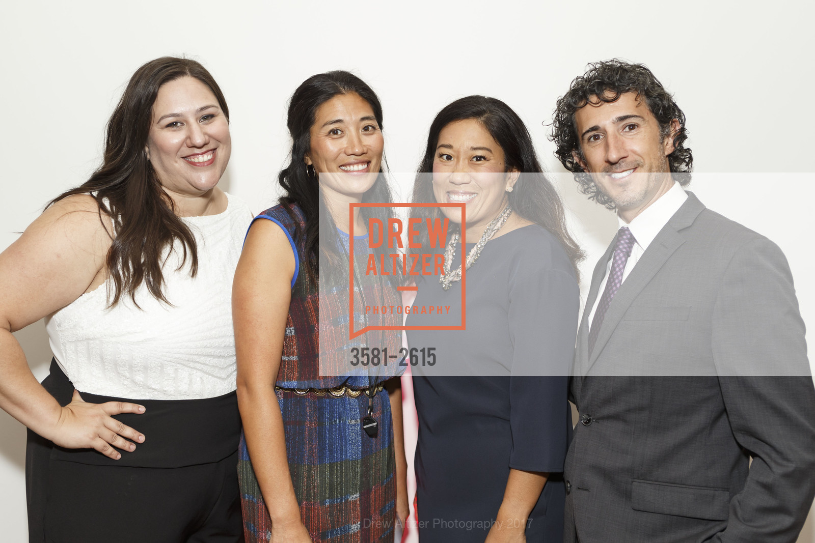 Elena Dineen, Mindy Iwanaka, Kacey Nakashima, Collin Baker, Futures Without Violence Hosts Big Little Night, Futures Without Violence. 100 Montgomery Street, THE PRESIDIO, September 19th, 2017, Photo #3581-2615 Elena Dineen, Mindy Iwanaka, Kacey Nakashima, Collin Baker, Photo #3581-2615