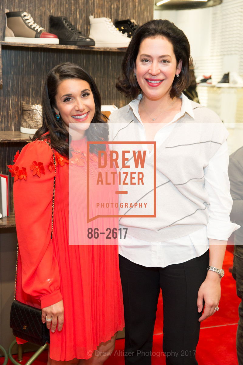 Mariana Wall, Becky Asher, Christian Louboutin at his San Francisco Boutique, Christian Louboutin Boutique. 29 Maiden Lane, September 19th, 2017, Photo #86-2617 Mariana Wall, Becky Asher, Photo #86-2617