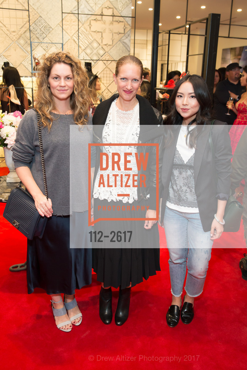 Meggan Crum, Erin Sumwalt, Kate Ogata, Christian Louboutin at his San Francisco Boutique, Christian Louboutin Boutique. 29 Maiden Lane, September 19th, 2017, Photo #112-2617 Meggan Crum, Erin Sumwalt, Kate Ogata, Photo #112-2617