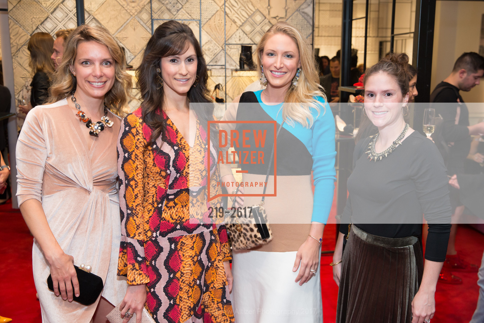 Elizabeth Zambricki, Samantha Duval Bechtel, Kristin Felton, Natalia Isata, Christian Louboutin at his San Francisco Boutique, Christian Louboutin Boutique. 29 Maiden Lane, September 19th, 2017, Photo #219-2617 Elizabeth Zambricki, Samantha Duval Bechtel, Kristin Felton, Natalia Isata, Photo #219-2617