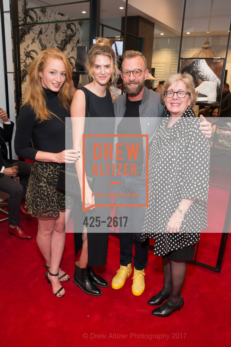 Gina Klein, Emily Wheeler, Michael Purdy, Beckie Bauer, Christian Louboutin at his San Francisco Boutique, Christian Louboutin Boutique. 29 Maiden Lane, September 19th, 2017, Photo #425-2617 Gina Klein, Emily Wheeler, Michael Purdy, Beckie Bauer, Photo #425-2617