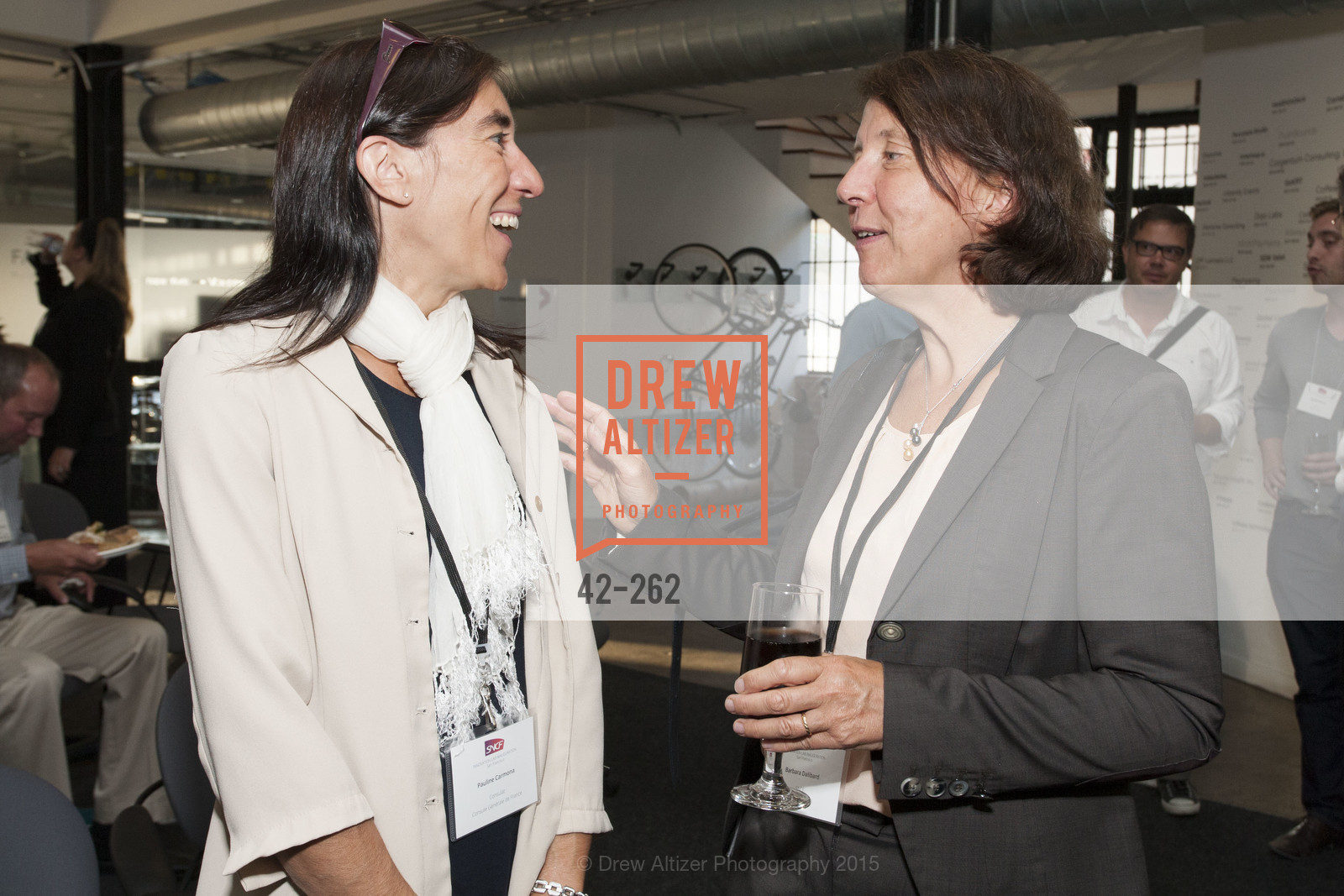 Pauline Carmona, Barbara Dalibard, Inauguration of SNCF Innovation Lab, 169 11th St, August 26th, 2015,Drew Altizer, Drew Altizer Photography, full-service agency, private events, San Francisco photographer, photographer california