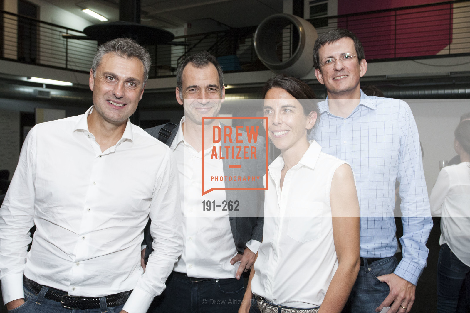 Yves Tyrode, Philippe Plichon, Emmanuelle Turlotte, Vincent Delamarre, Gucci & Vogue Dinner, 169 11th St. 169 11th St, August 26th, 2015, Photo #191-262 Yves Tyrode, Philippe Plichon, Emmanuelle Turlotte, Vincent Delamarre, Photo #191-262