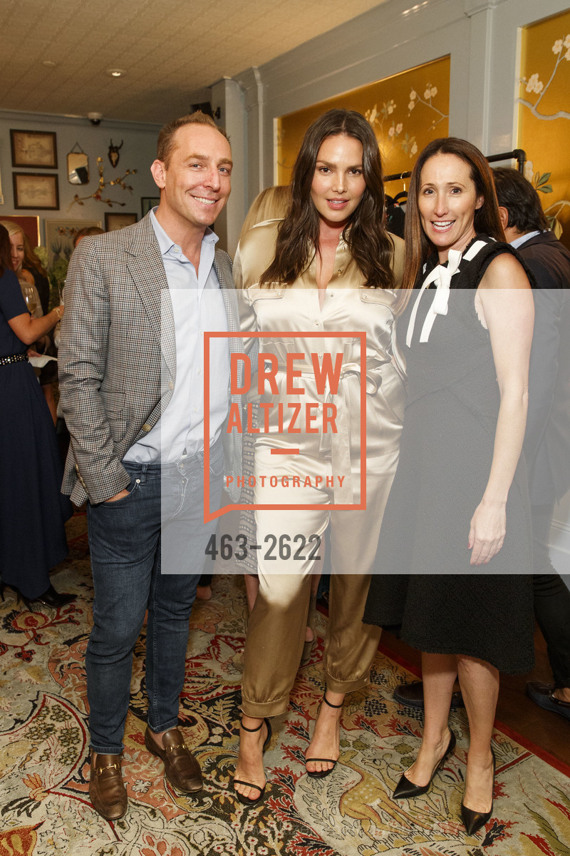 Patrick Herning, Candice Huffine, Kathryn Retzer, 11Honorè Launches at Park Tavern, Park Tavern. 1652 Stockton Street, September 20th, 2017, Photo #463-2622 Patrick Herning, Candice Huffine, Kathryn Retzer, Photo #463-2622