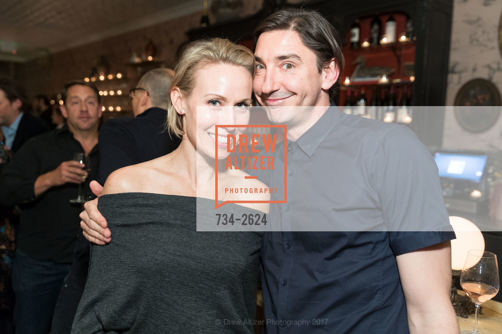 Devon Biondi, Doug Dalton, Park Tavern launches Petite Marlowe, Petite Marlowe. Townsend street, September 20th, 2017, Photo #734-2624 Devon Biondi, Doug Dalton, Photo #734-2624